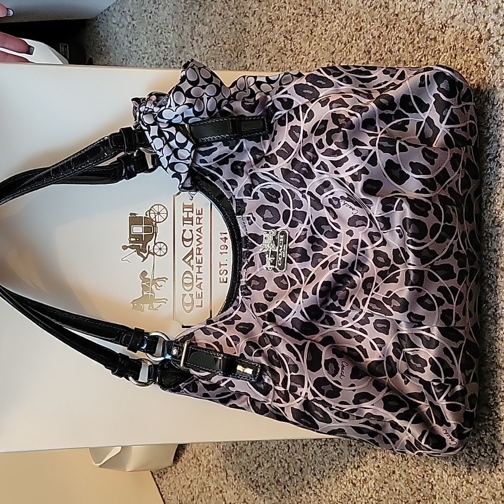 Coach purse with box